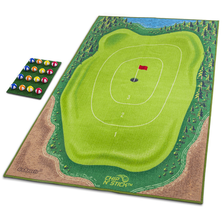 Gosports Chip N’ Stick Golf Game Includes 1 Chip N’ Stick Game Mat